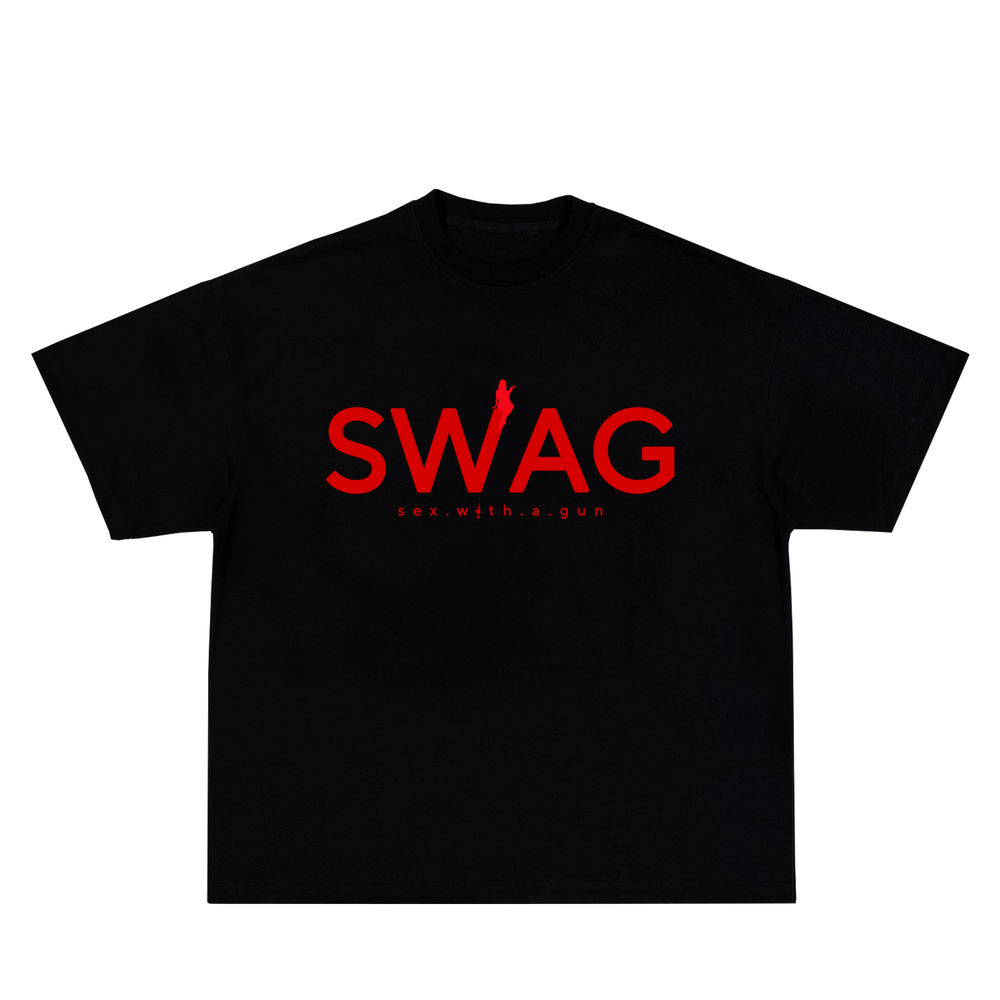 B/RED S.W.A.G T-shirt